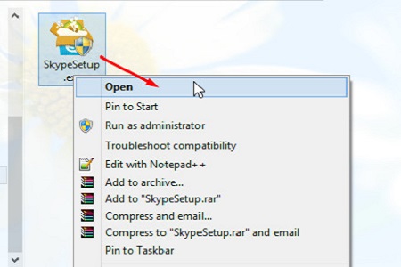 cài đặt skype