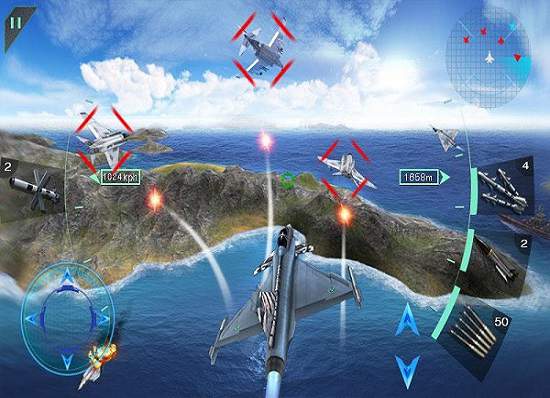 Tải game bắn máy bay Sky Fighters 3D cho điện thoại