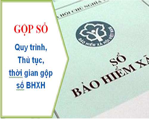 Quy trình gộp sổ Bảo hiểm xã hội