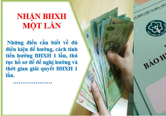 Cách tính tiền BHXH 1 lần, hồ sơ và thời gian giải quyết.