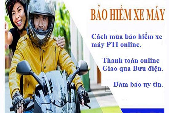 Địa chỉ mua bảo hiểm xe máy online, nhận bảo hiểm tại nhà.