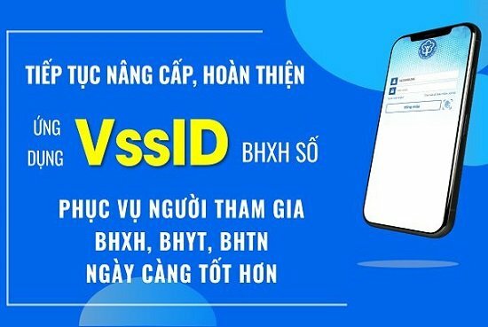 ứng dụng VssID - Bảo hiểm xã hôi