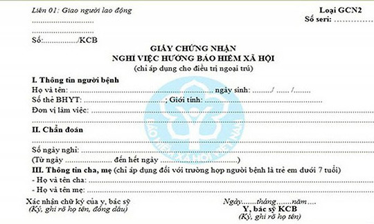 (Đề xuất), 07 loại giấy tờ giúp F0 điều trị tại nhà hưởng bảo hiểm xã hội