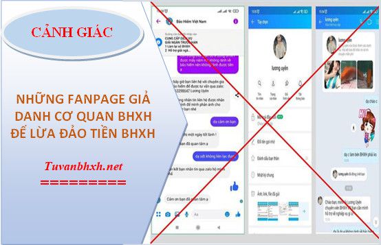 fanpage giả danh BHXH