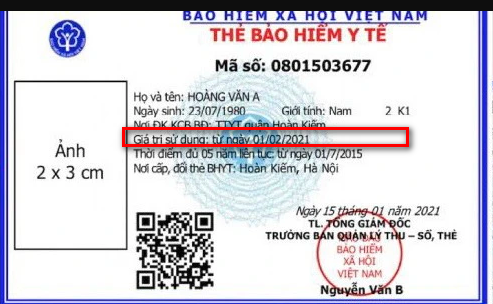 Lý do vì tại sao thẻ BHYT không ghi giá trị kết thúc?