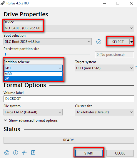 USB boot chuẩn UEFI