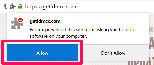 IDMCC cho firefox