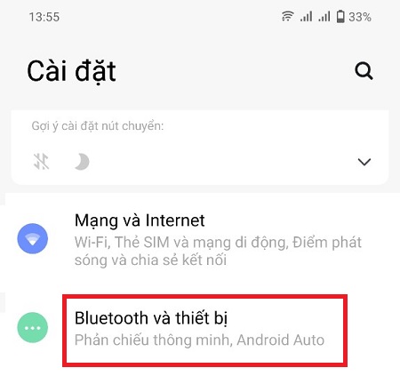 kết nối youtube trên màn hình Zin