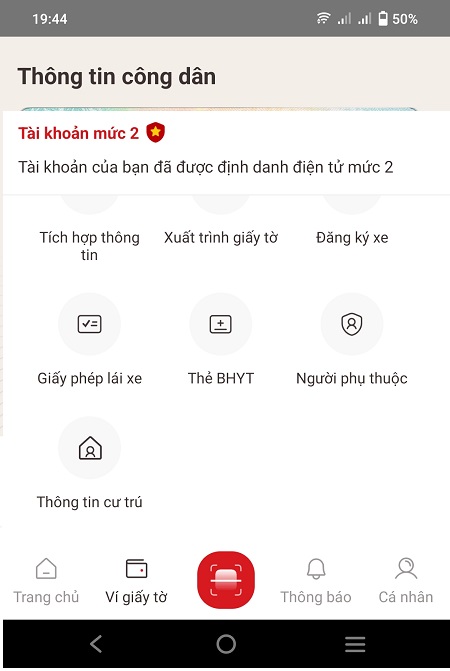 cách tích hợp BHYT vào VNeID